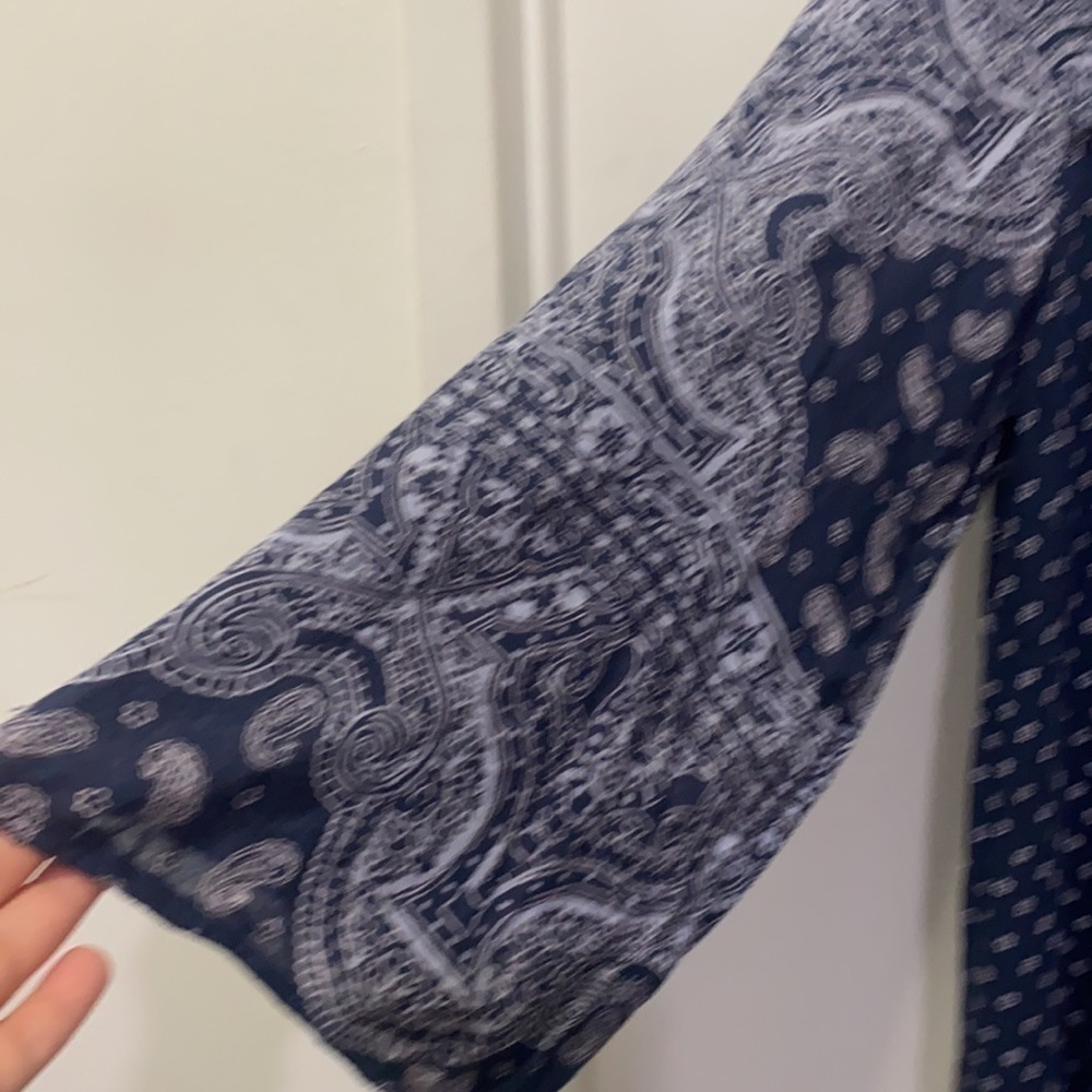 Angie Bandana Print Tunic Blouse Top - Picture 3 of 6